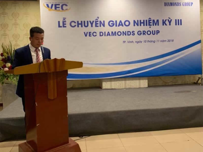 Buổi lễ chuyển giao sang nhiệm kỳ IV của VEC Diamonds Group