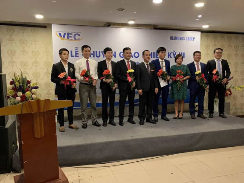 Buổi lễ chuyển giao sang nhiệm kỳ IV của VEC Diamonds Group