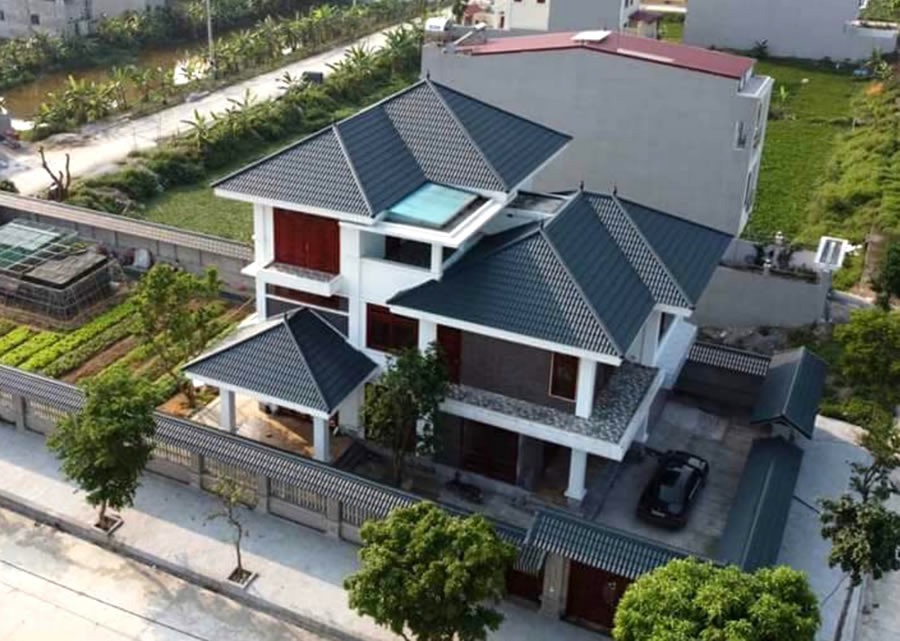 Ngói màu lợp nhà tại TP Vinh Nghệ An