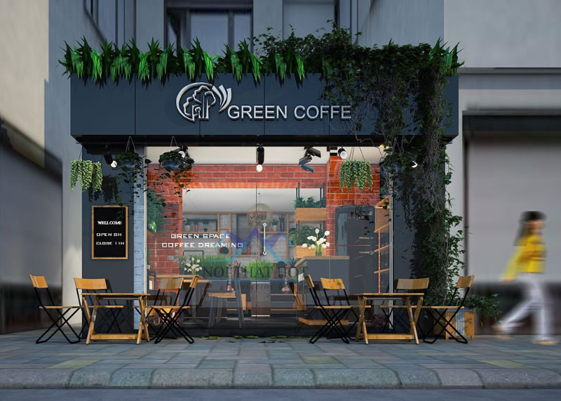Thiết kế quán cafe đẹp tại TP Vinh Nghệ An