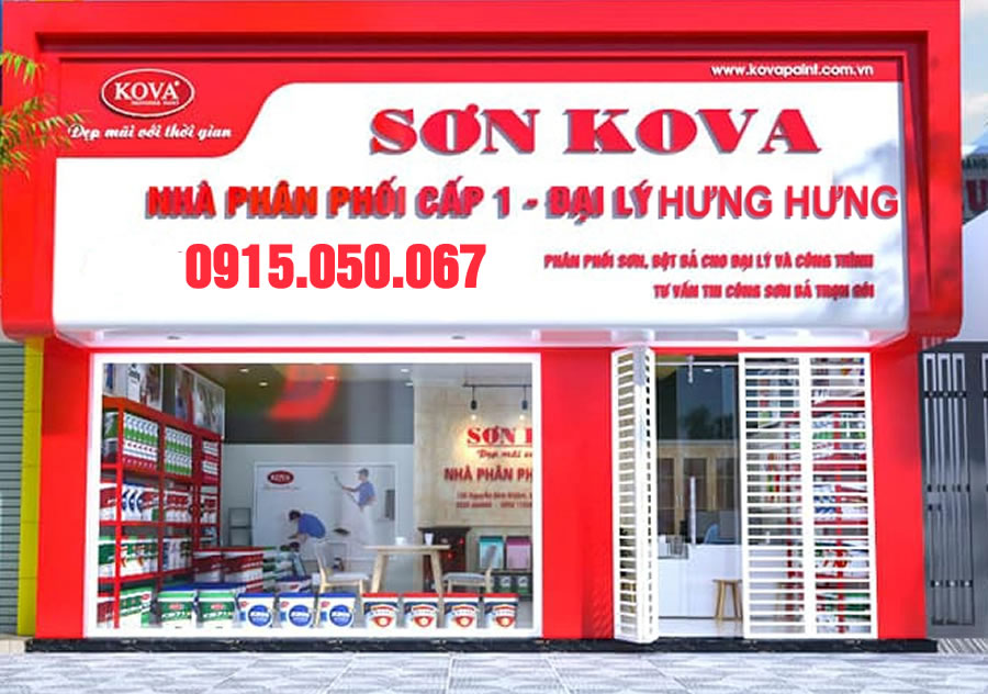 Địa chỉ mua Sơn Kova tại Nghệ An